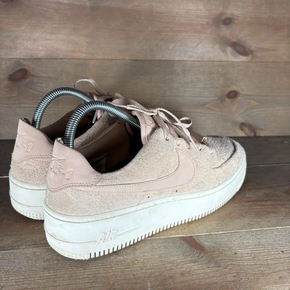 nike air force one sage womens size 9.5 shoes pink platform comfort sneakers